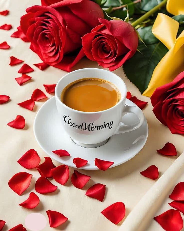 Good morning images new style rose flower