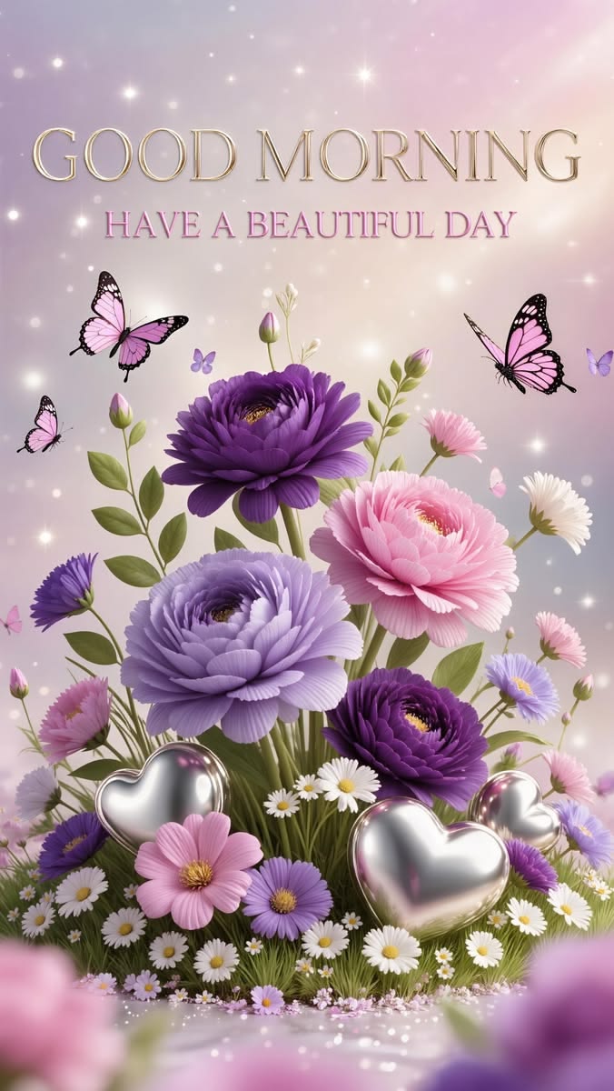 Good morning images with butterflies