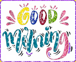 Good Morning Images With Glitter