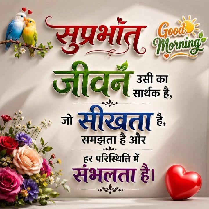 Good morning images with quotes in hindi (1)