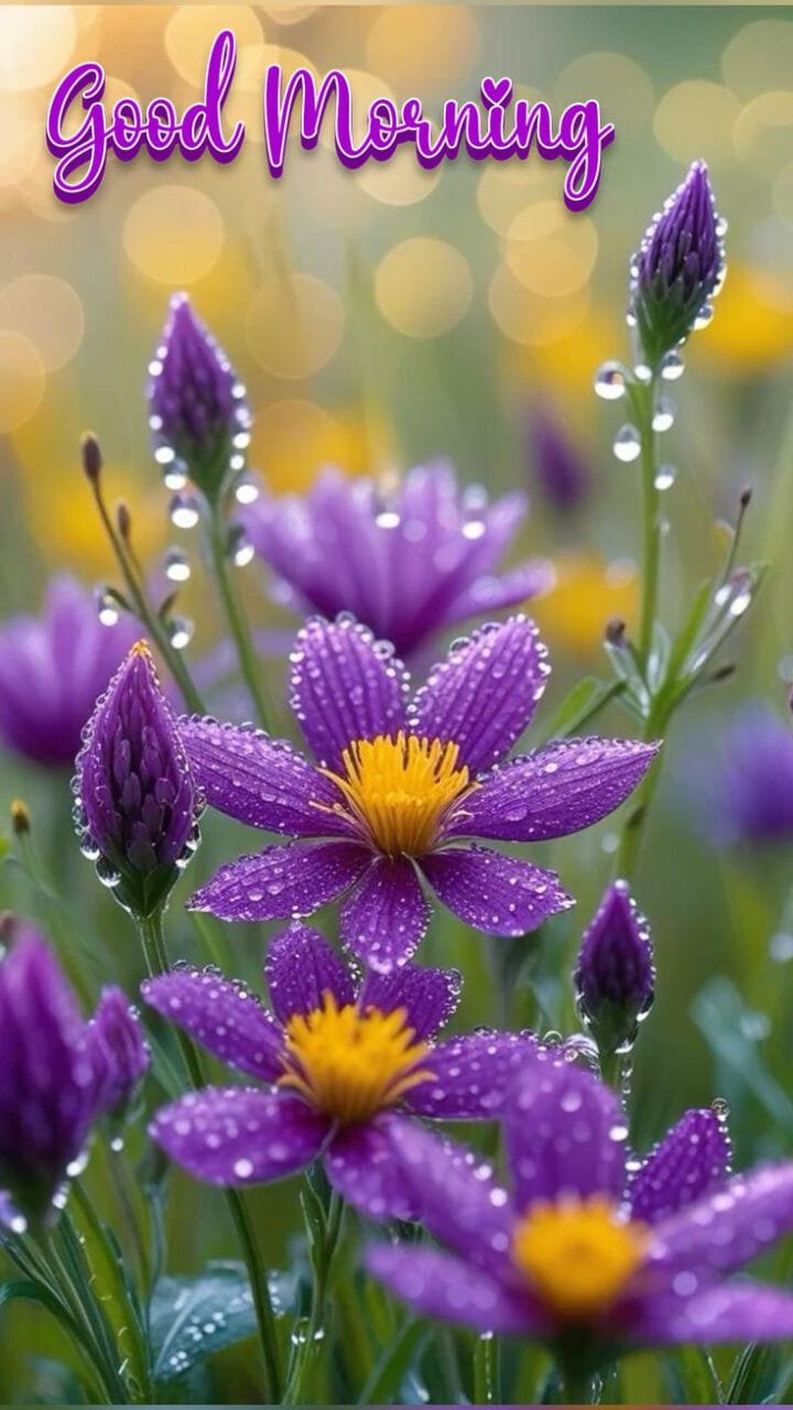 Good morning on a rainy day images