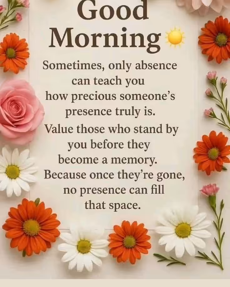 Good morning quotation with image