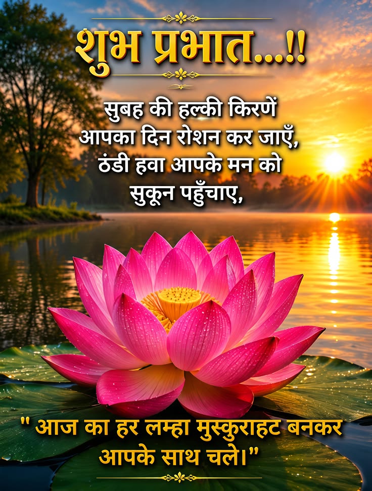 Good morning quotes in hindi with photo
