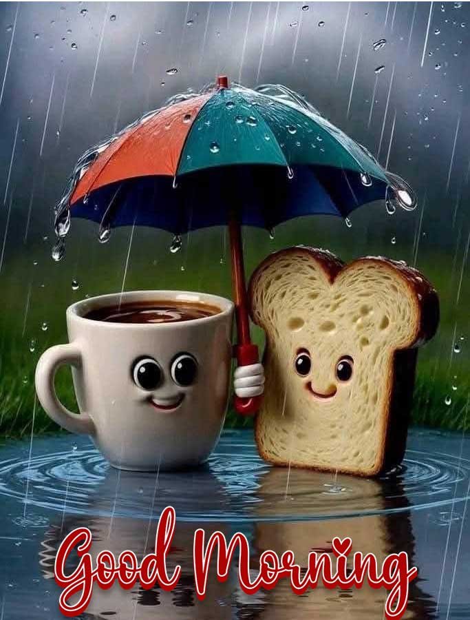 Good morning rainy cartoon images