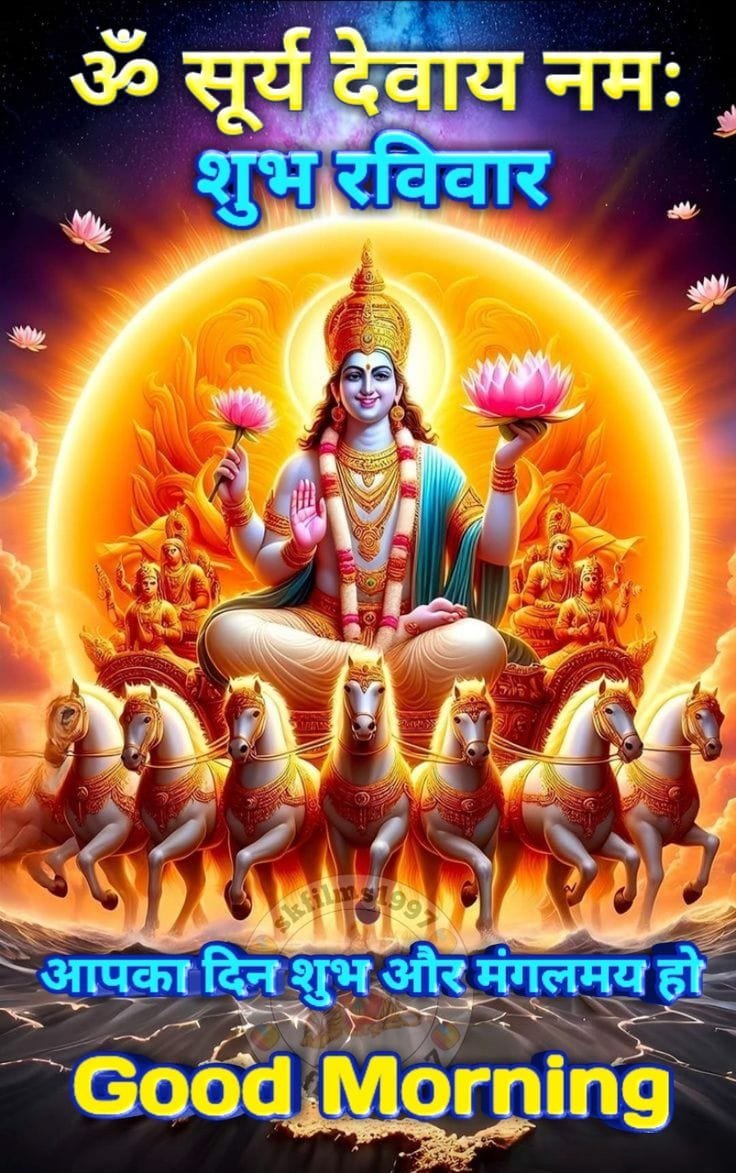 Good morning surya dev images