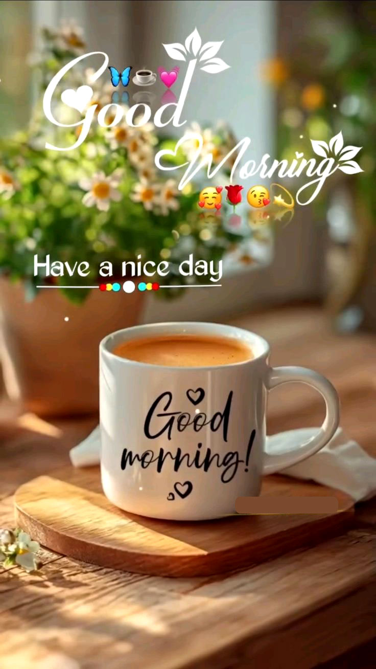 Good morning wish with image
