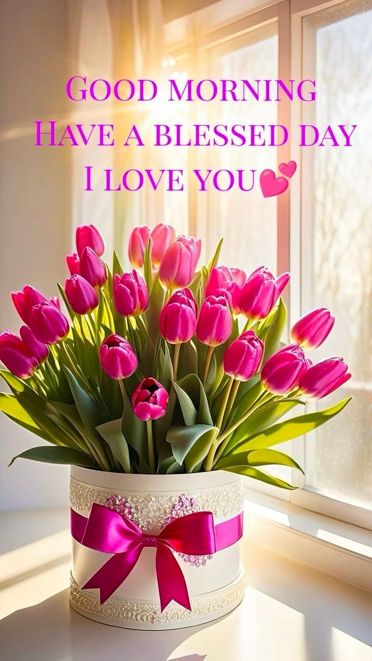 Good morning with beautiful flowers (3)