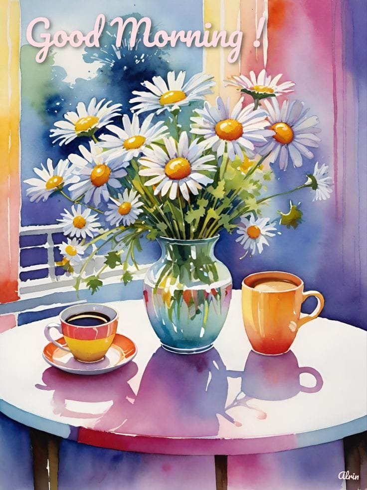 Good morning with beautiful flowers (6)