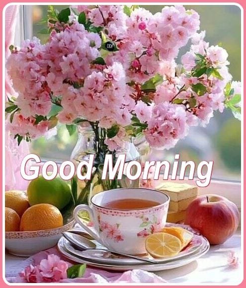 Good morning with beautiful flowers (8)