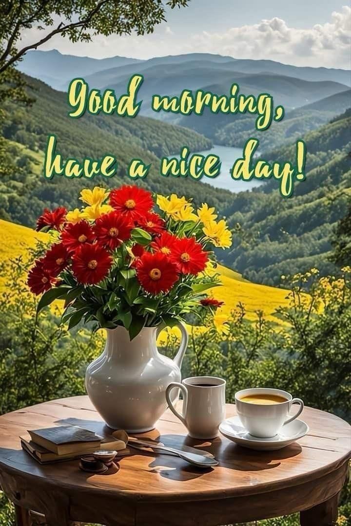 Good morning with beautiful flowers (9)