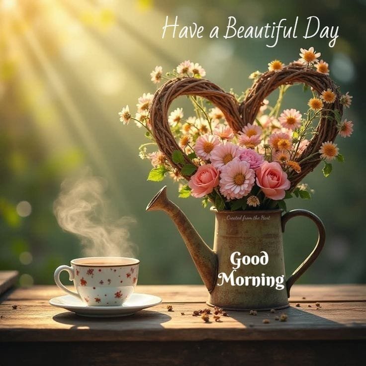 Good morning with beautiful flowers images (14)