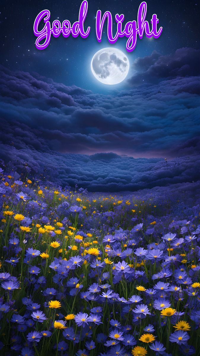 Good night beautiful flowers images for whatsapp