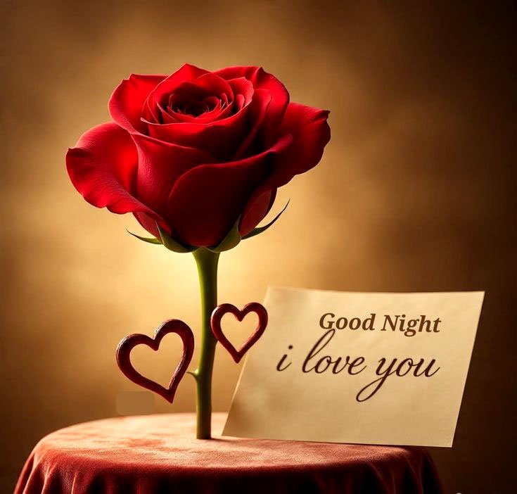 Good night flowers love quotes