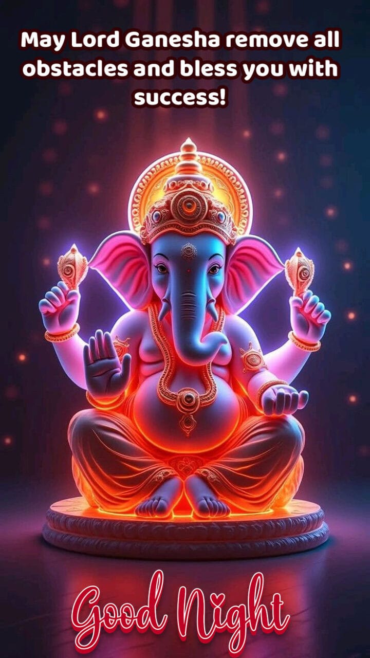 Good night ganesh pics