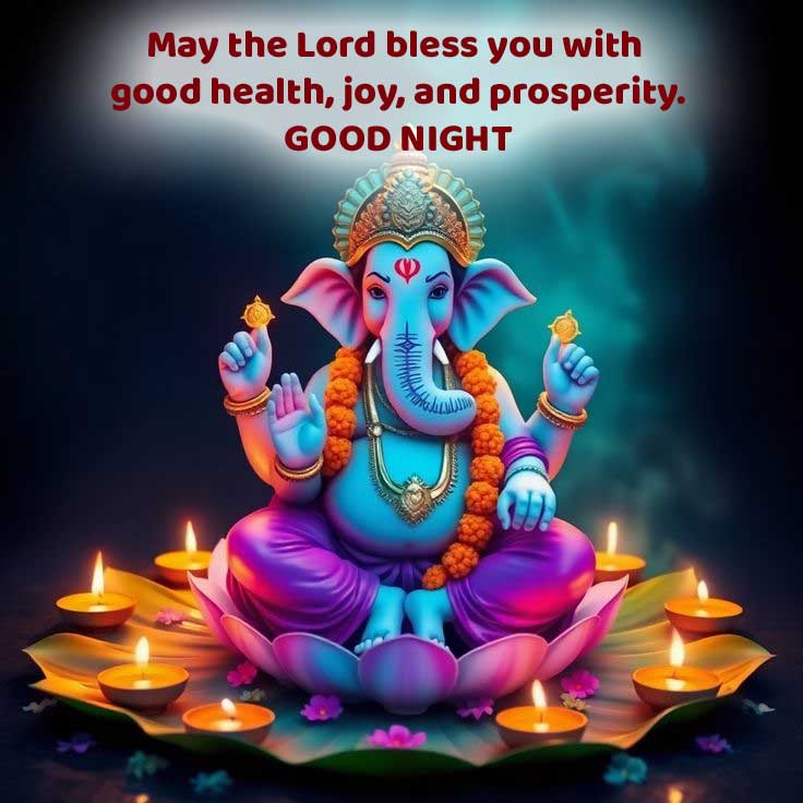 Good night god bless and sweet dreams