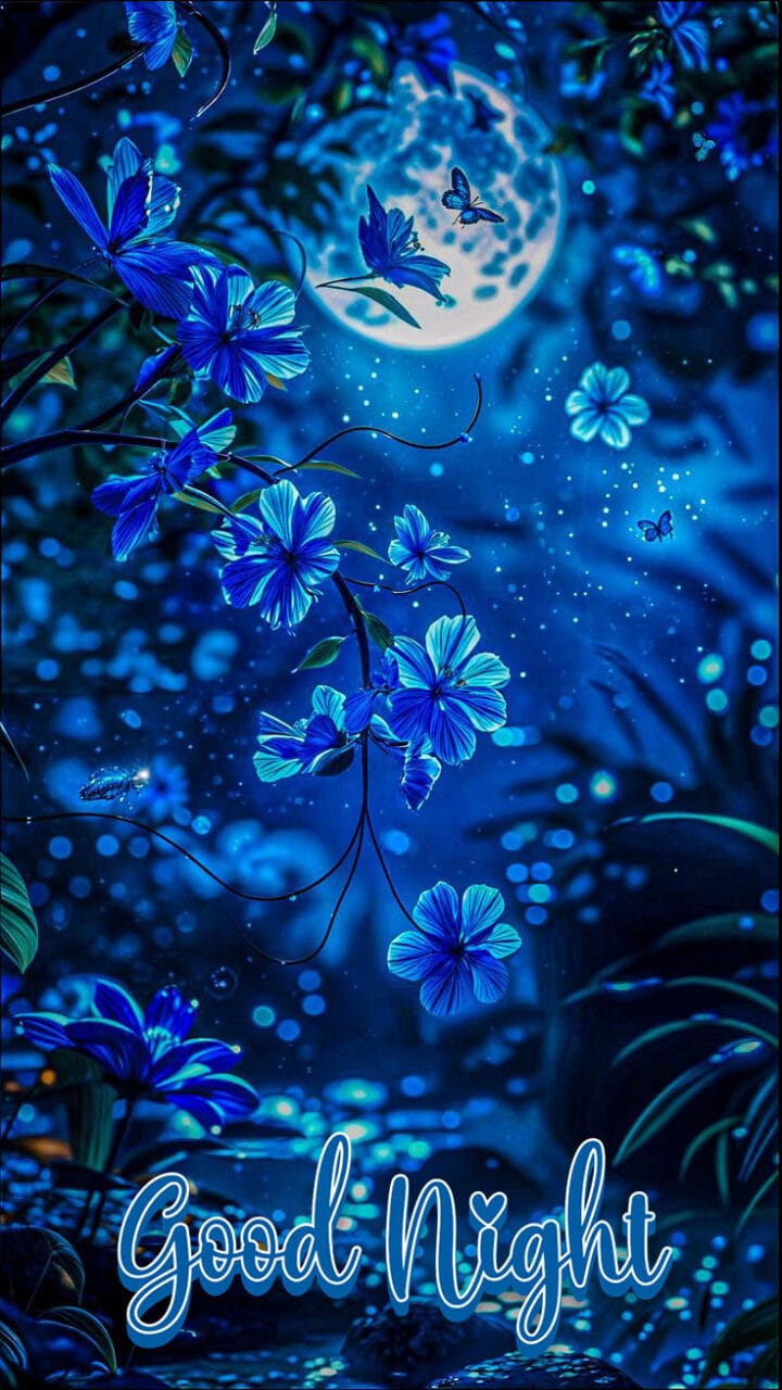 Good night images beautiful flowers