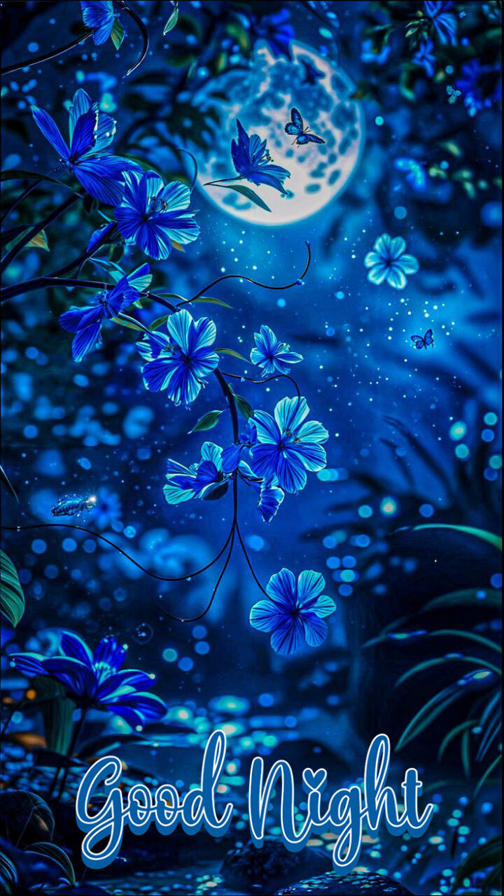 Good night images beautiful flowers