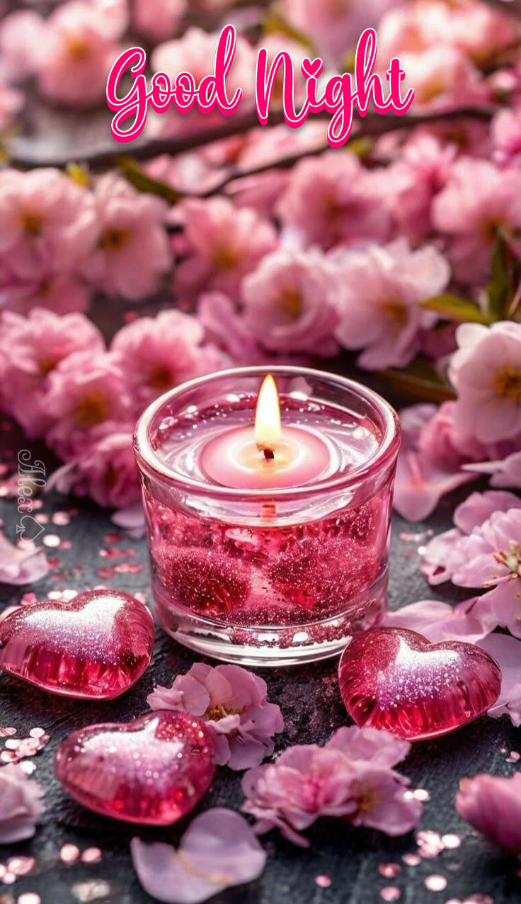 Good night images flowers hd