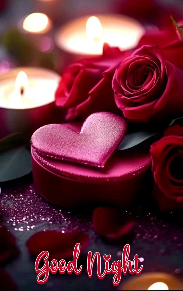 Good night images flowers love