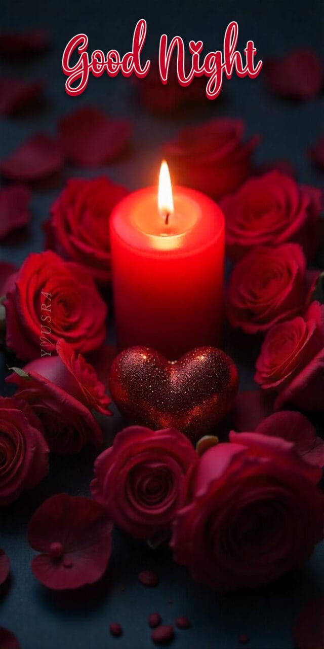 Good night images rose flowers hd