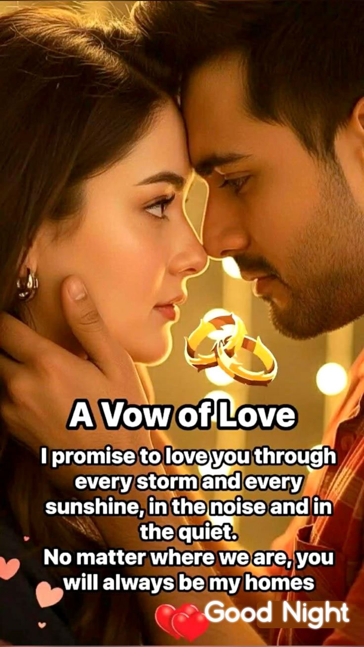Good night images with love quotes