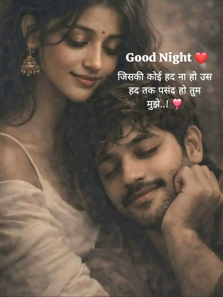 Good night in hindi photo