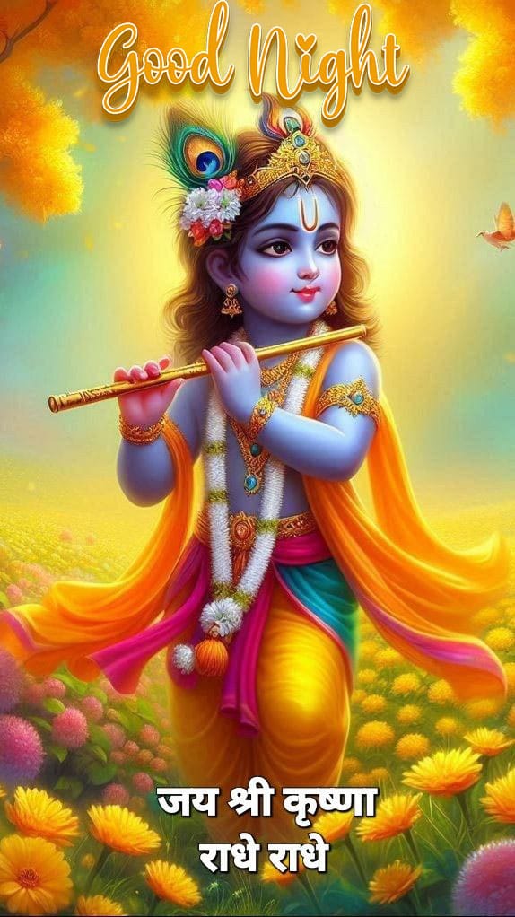 Good night jai shree krishna photos