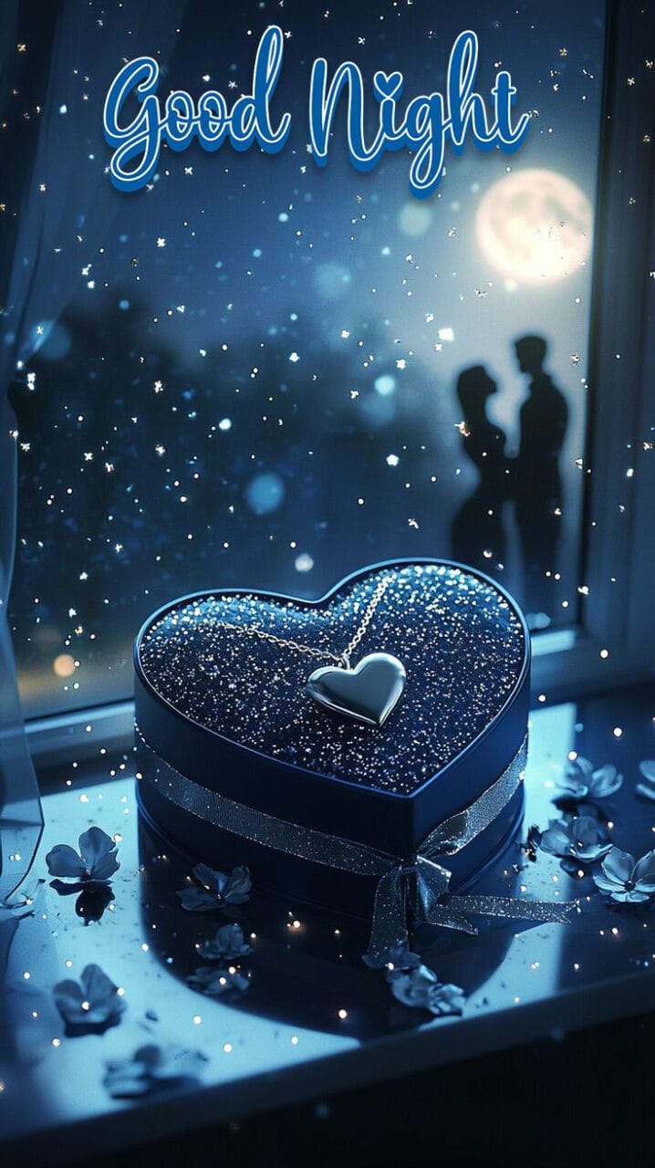 Good night romantic image