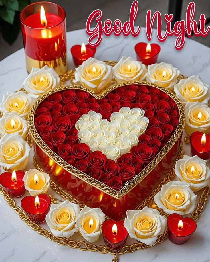 Good night romantic images for her