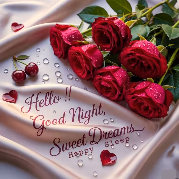 Good night romantic images for lover