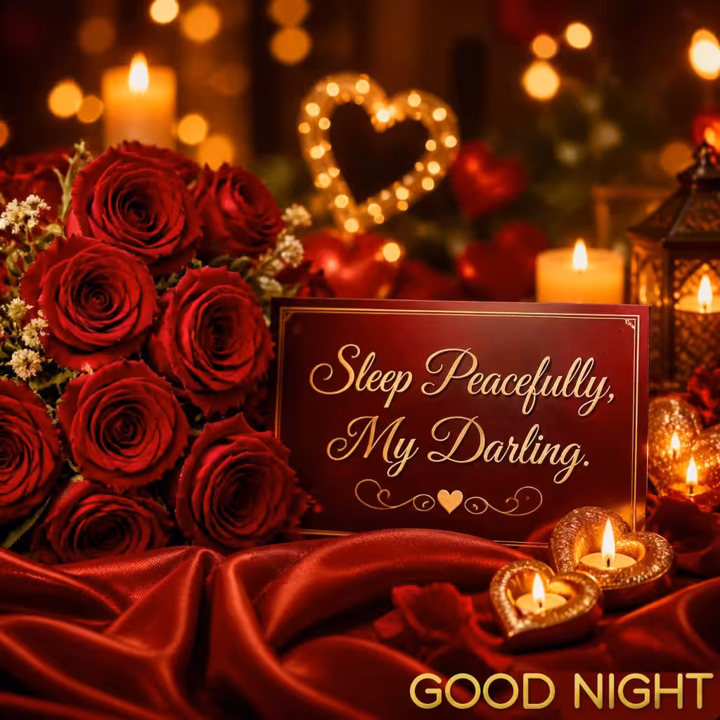 Good night romantic images for lover