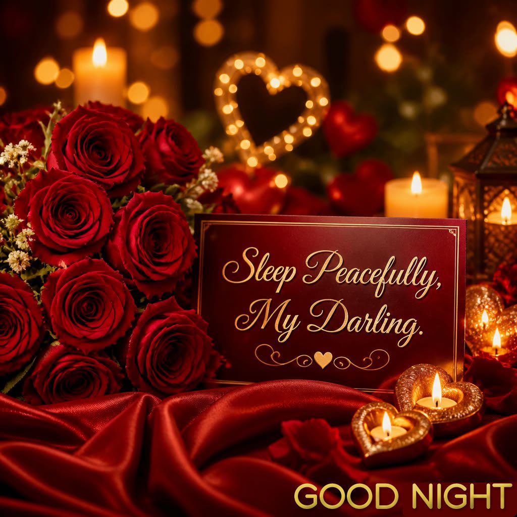 Good night romantic images for lover