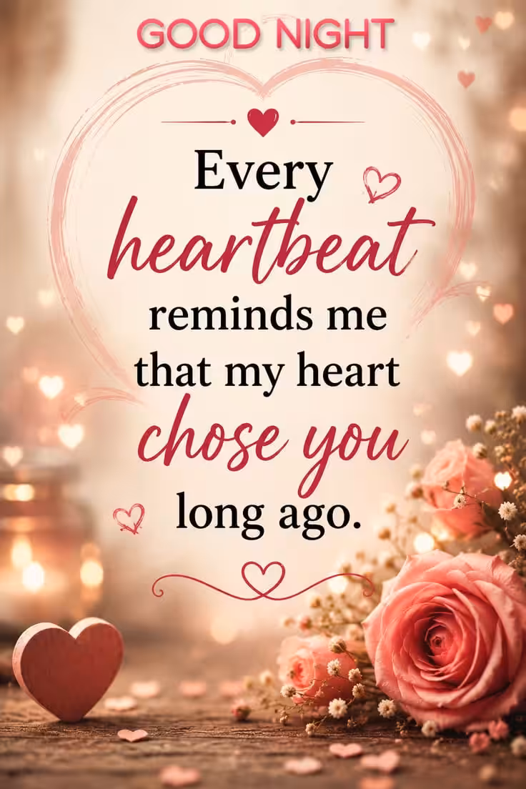 Good night romantic images for lover