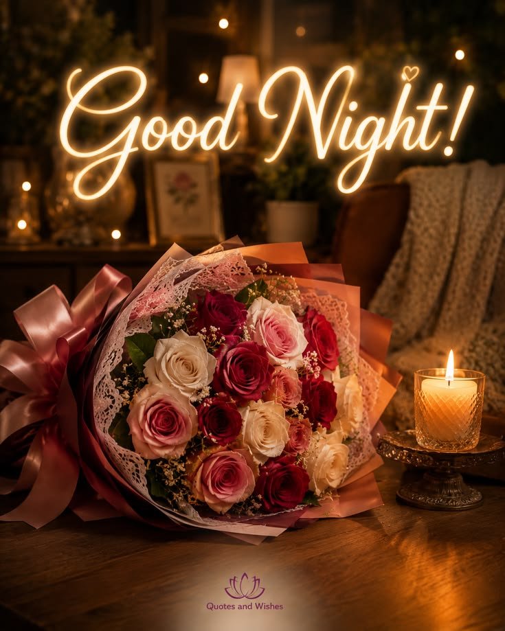 Good night rose flowers for someone special