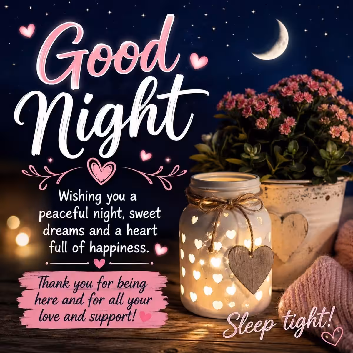 Good night sweet dreams images with quotes