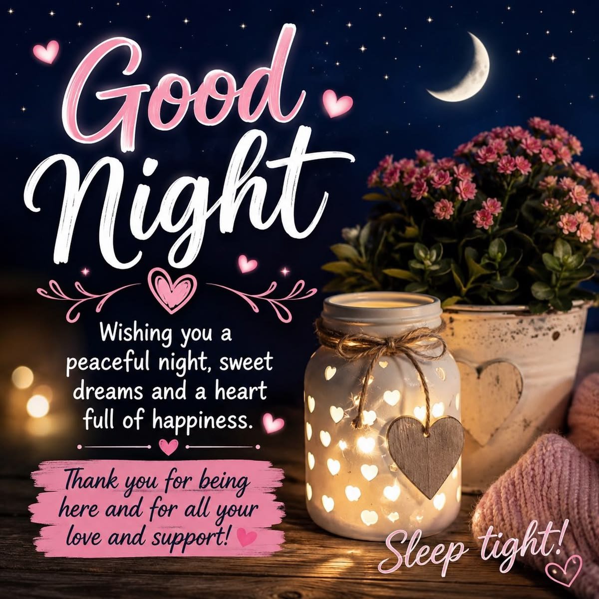 Good night sweet dreams images with quotes