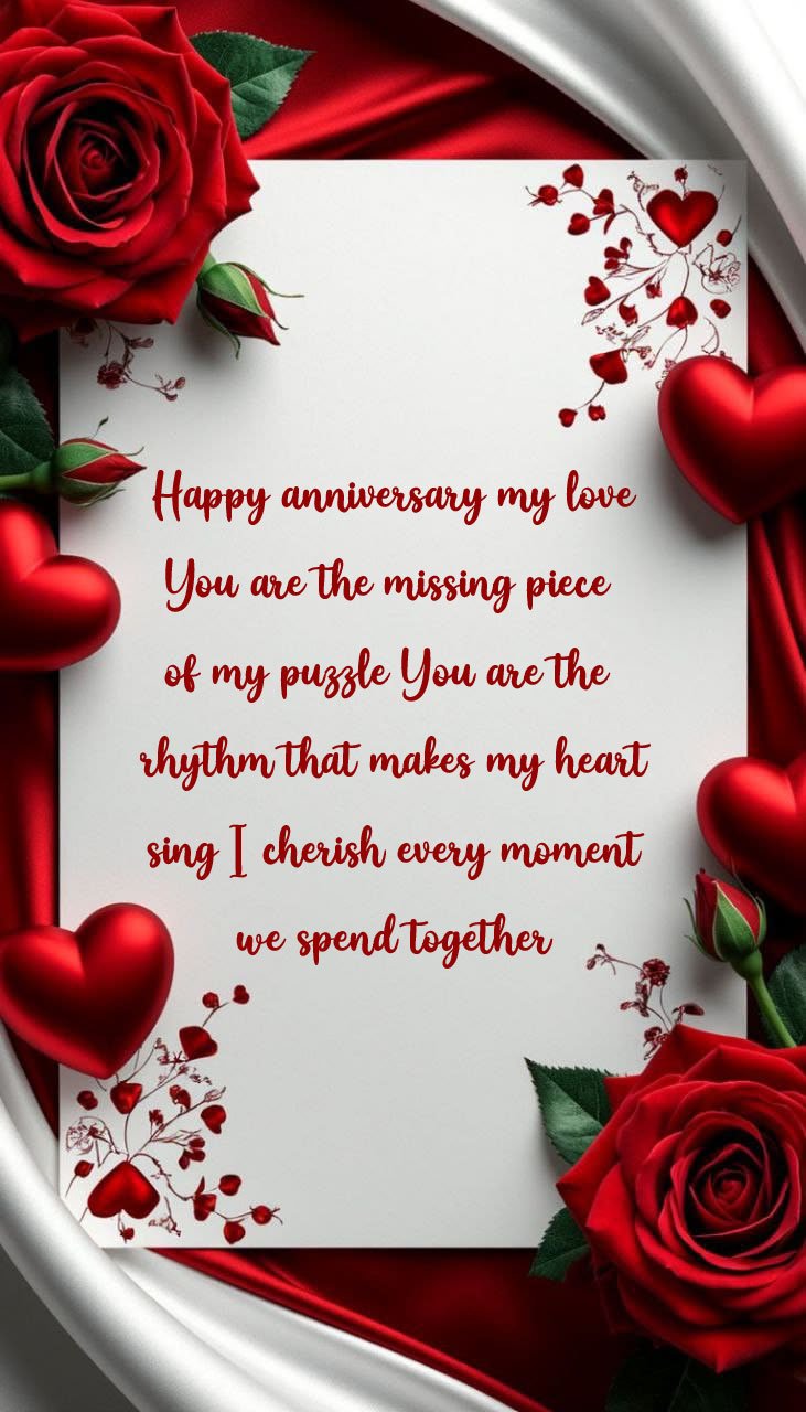 Happy anniversary photo to wife