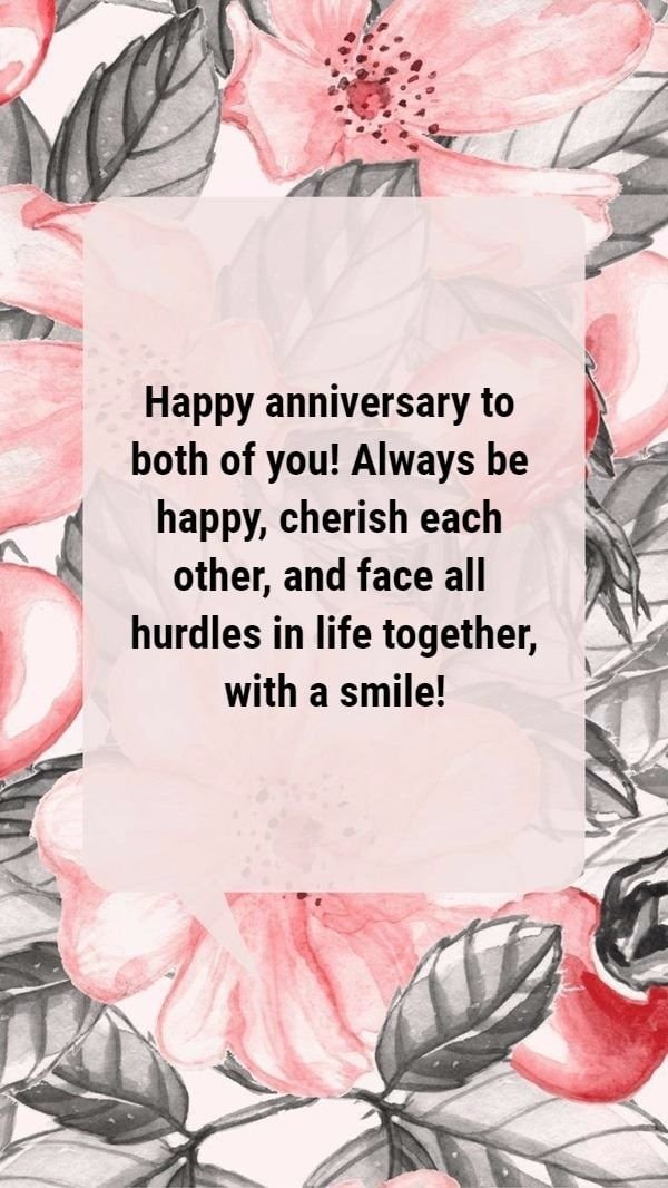 Happy anniversary to both of you images