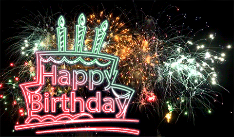 Happy Birthday Fireworks Gif 4