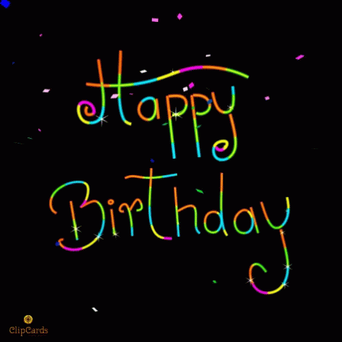 Celebrate your friends' birthdays with a fun and festive GIF