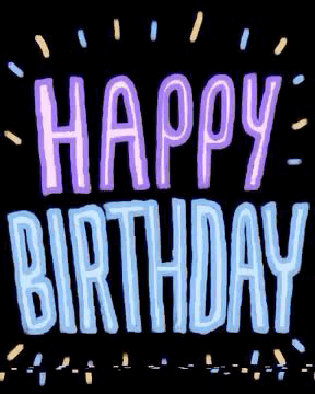 Wishing You a Joyful Birthday Celebration with Sparkling GIF