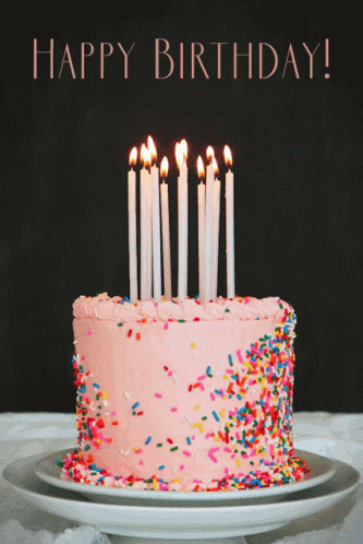 Make her day unforgettable with this adorable Happy Birthday GIF