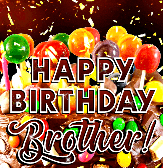 Happy Birthday Gif For Brother