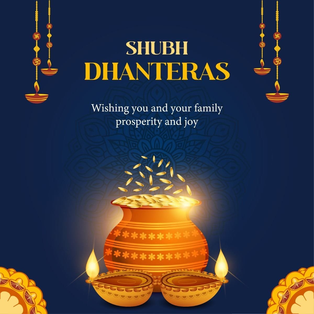 Happy dhanteras wishes for family