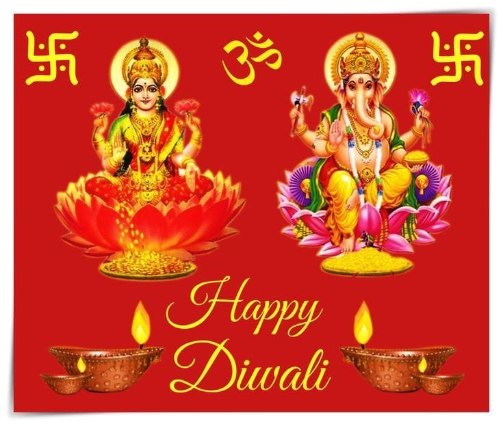 Happy diwali god status