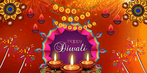 Happy diwali greeting gif