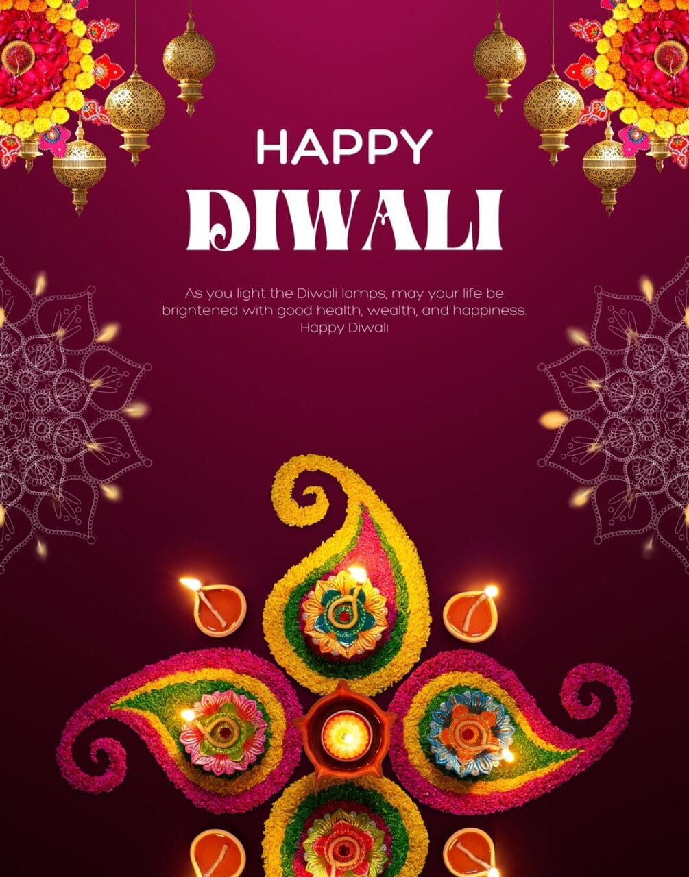 Happy diwali status wishes