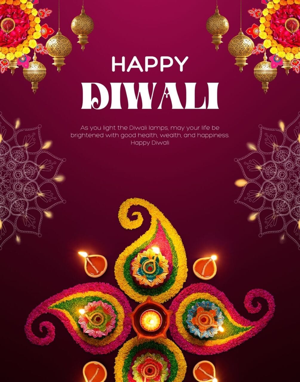 Happy diwali status wishes