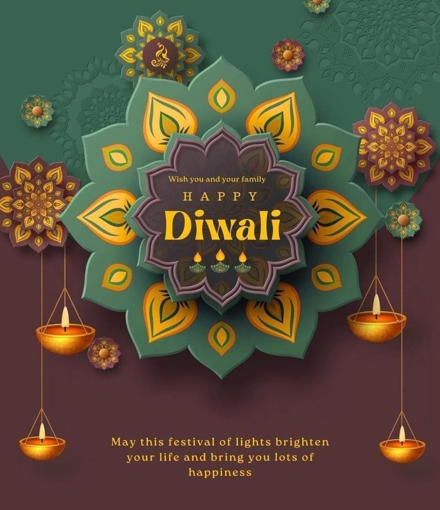 Happy diwali to you and your family