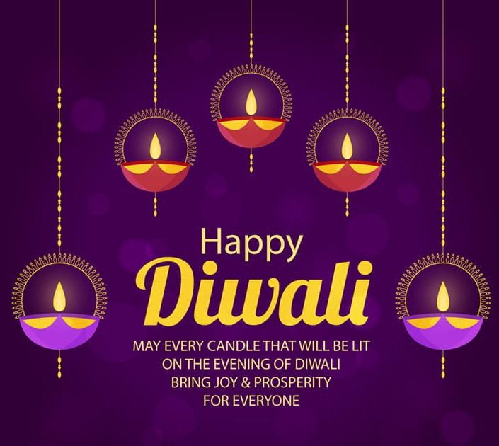 Happy diwali wishes in english